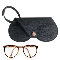Fashion Sunglasses Protective PU Leather Folding Carry Case