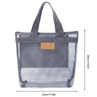 Easy Carry Organizer See Through Beach Tote Travel Bag