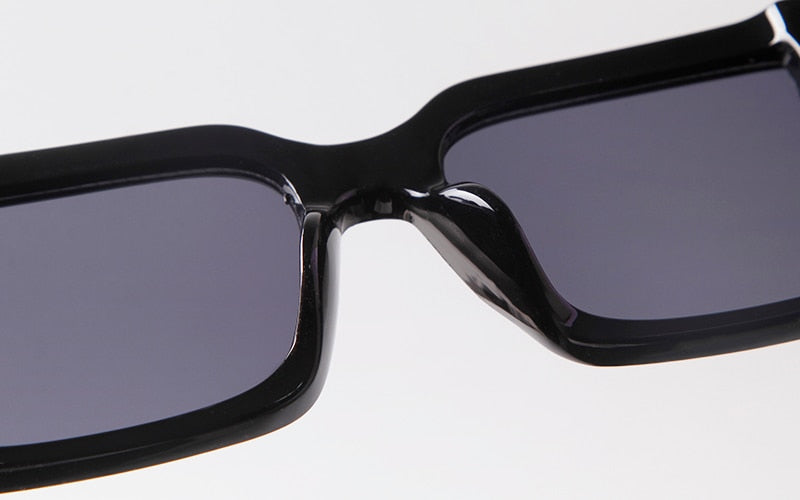 Cute Retro Oversized Unisex Rectangle Sunglasses